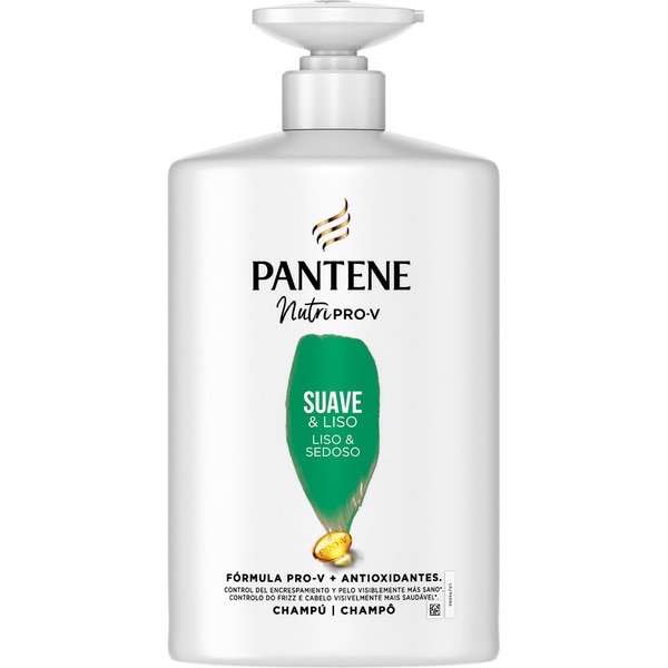 Suave & Liso Shampoo für glattes Haar Dosierspender 1000 ml