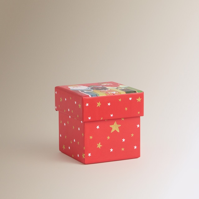 Caja cuadrada pequeña Reyes Magos Navidad