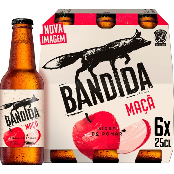 Sidra de Maçã Pack 6 unidades garrafa 25 cl