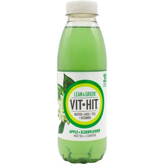 VITHIT bebida de manzana, saúco, mate y L-carnitina con vitaminas Lean & Green Flasche 500 ml