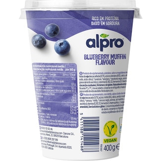 Big Pot especialidad vegetal de soja sabor a muffin de arándanos envase 400 g - Alpro