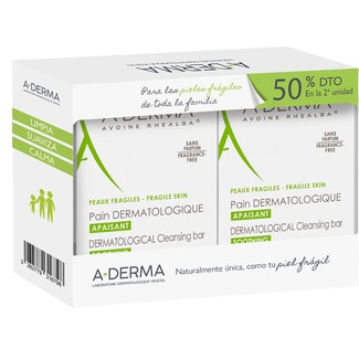 DUCRAY Dermopan jabón en pastilla higiene para las pieles frágiles de toda la familia Würfel 100 g + pastilla 100 g sin jabón