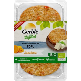 Gerblé Hamburguer Vegetal de Tofu e Cenoura Pack 2 unidades embalagem 80 g