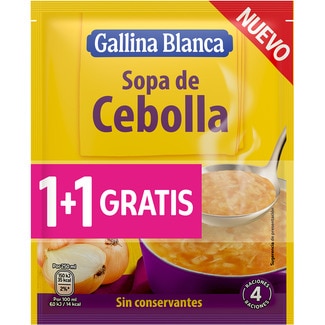 GALLINA BLANCA sopa de cebolla sobre 48 g + 1 gratis