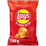 ready salted potato crisps bag 150 g