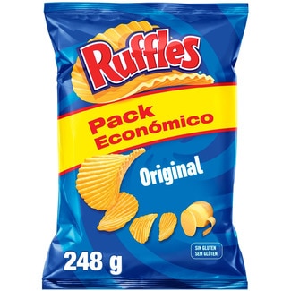 RUFFLES gewellte Chips Original-Geschmack glutenfrei Tasche 248 g