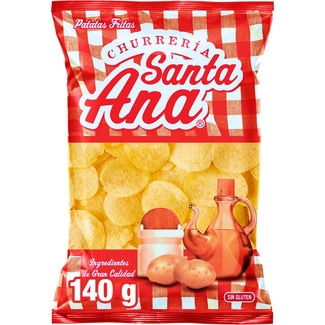 SANTA ANA patatas fritas Sin Gluten bolsa 140 g