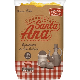 Patatas fritas Sin Gluten pack 2 x 135 g envase 270 g - Santa Ana