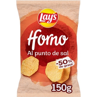 LAY'S HORNO patatas fritas al punto de sal bolsa 150 g