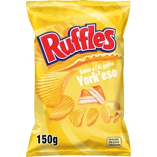 RUFFLES gewellte Chips York'eso Schinken-Käse-Geschmack Tasche 150 g