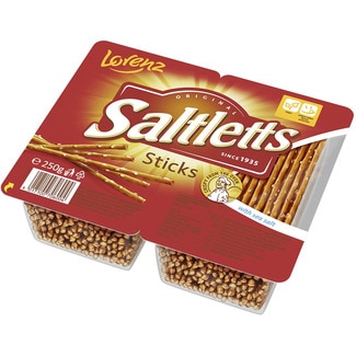 LORENZ SALTLETTS Klassische Salzstangen Schale 250 g