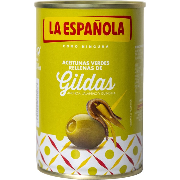 Clásicas Mit Anchovis gefüllte Oliven Dose 130 g netto Abtropfgewicht
