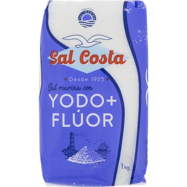 Jodiertes Meersalz + Fluor Paket 1 kg