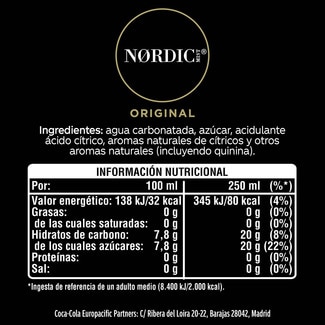 Tónica original lata 25 cl - Nordic Mist