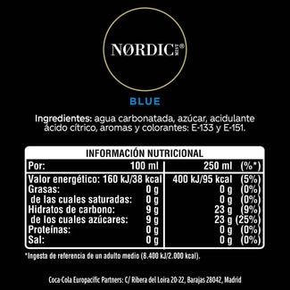 Tónica Blue lata 25 cl - Nordic Mist