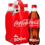 Cola-Erfrischungsgetränk original, 4er-Pack Flaschen 50 cl