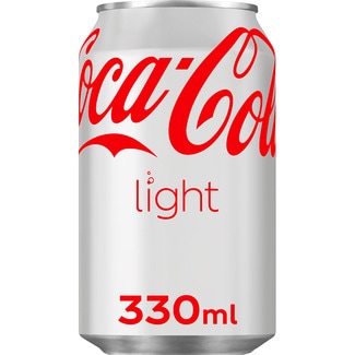 COCA-COLA LIGHT Sugar-free cola soft drink with no calories tin 33 cl