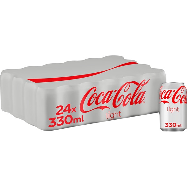 Sugar-free cola soft drink with no calories 24-pack tins 33 cl