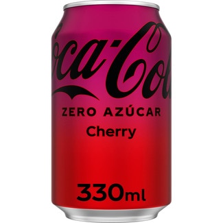 COCA-COLA ZERO Cherry Cola-Erfrischungsgetränk, zuckerfrei, Kirsch-Geschmack Dose 33 cl