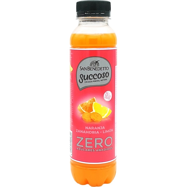 Natürliches Mineralwasser mit Saft ACE Orange, Möhre und Zitrone Zero Zuckerzusatz Flasche 40 cl