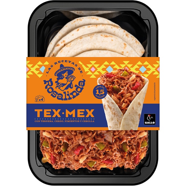 Tex Mex mit Fleisch, Schwein, Paprika und Zwiebel Schale 222 g in 1,5 Minuten fertig