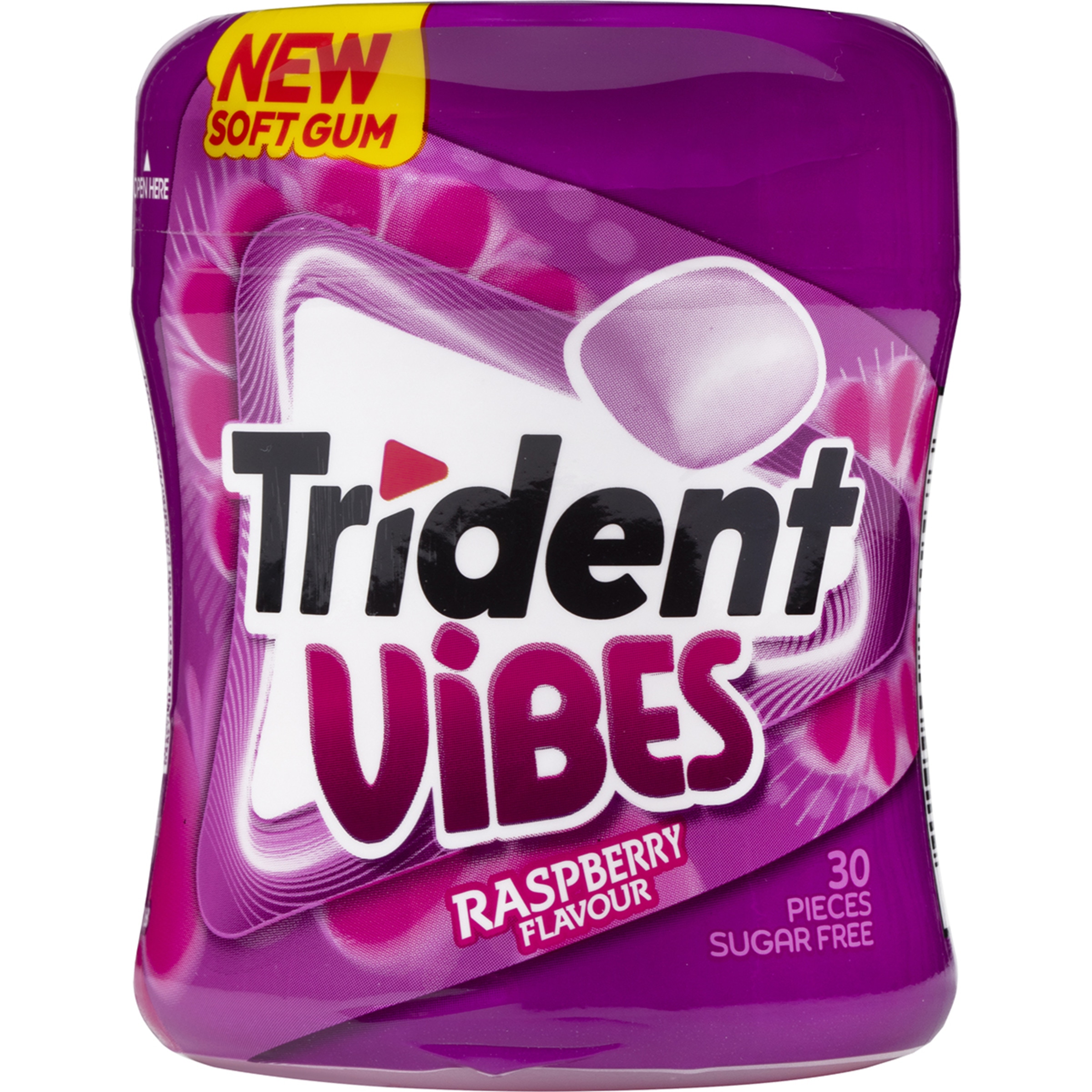 chicle sabor frambuesa Vibes sin azúcar