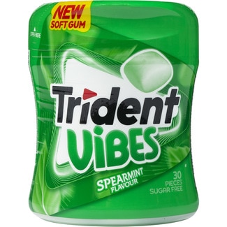 TRIDENT chicle sabor hierbabuena Vibes sin azúcar Topf 30 Einheiten