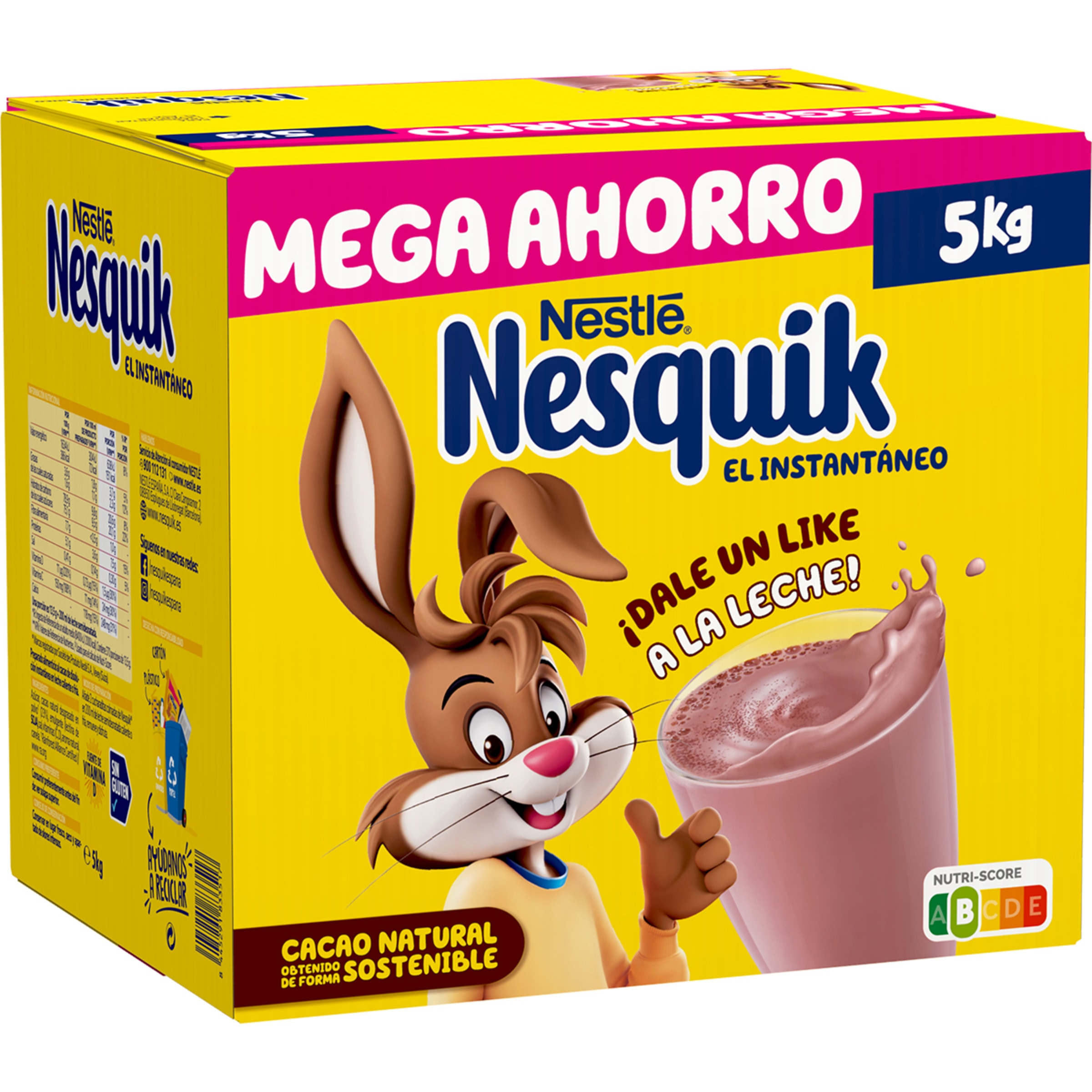 cacao en polvo instantáneo sin gluten