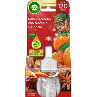 AIR WICK Sweet Memories with Orange and Cinnamon smart electric air freshener diffuser refill 1 each with essential oils