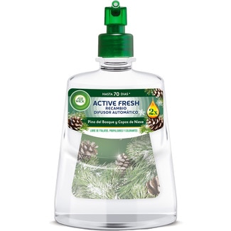 AIR WICK Active Fresh automatischer Lufterfrischer Waldkiefer und Schneeflocken mit Naturölen Nachfüllpackung 1 Einheit