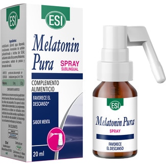 ESI Complemento alimenticio sabor menta que alivia la sensación de desfase horaria jetlag spray 20 ml