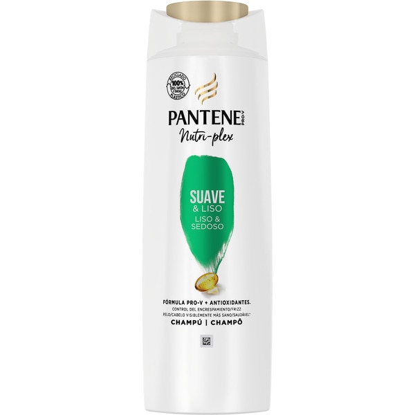 Suave & Liso Shampoo für glattes Haar Flacon 625 ml für krause Locken