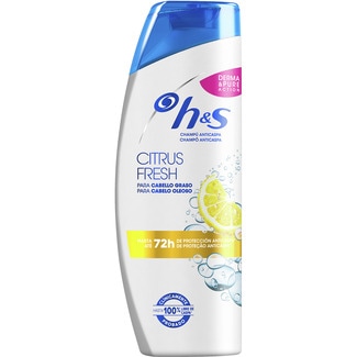H&S champú anticaspa Citrus Fresh frasco 330 ml para cabello graso