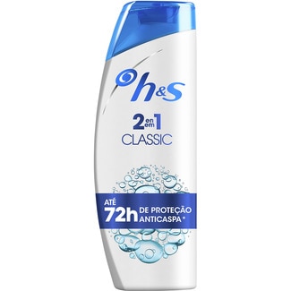 H&S champú anticaspa y acondicionador 2 en 1 Classic frasco 625 ml 0% parabenos fosfatos colorantes