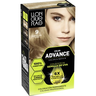 LLONGUERAS tinte Color Advance rubio claro claro nº 9 caja 1 unidad coloración permanente