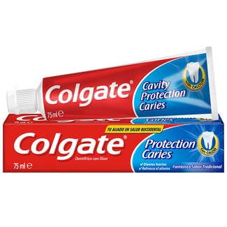 COLGATE pasta de dientes Maximum Protection anticaries extra calcio sabor menta tubo 75 ml