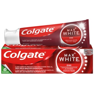 COLGATE MAX WHITE One Zahnpasta für weiße Zähne Rohr 75 ml