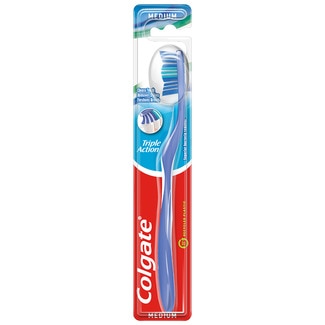 COLGATE Zahnbürste Triple Action mittel Blister 1 Einheit