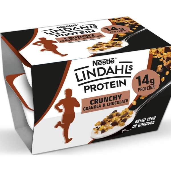 Iogurte Proteína Granola e Chocolate Pack  2 unidades embalagem 127 g
