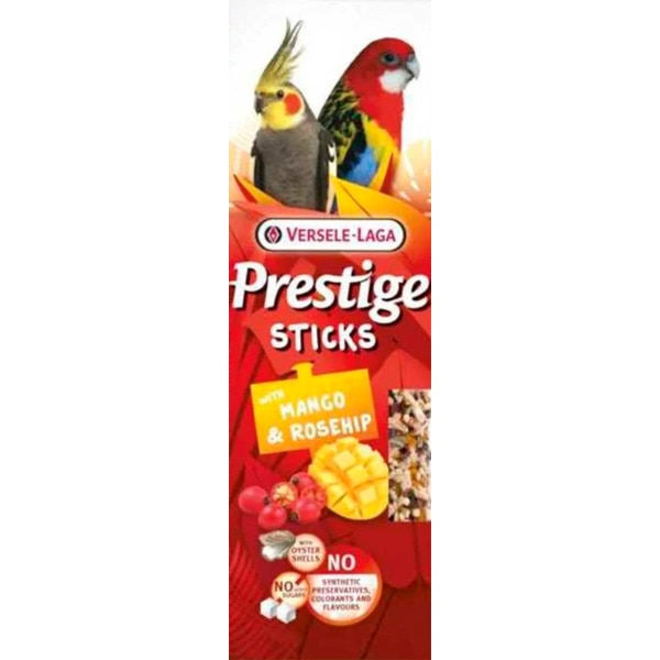 Barras com Frutos Exóticos para Periquitos Grandes embalagem 2 unidades