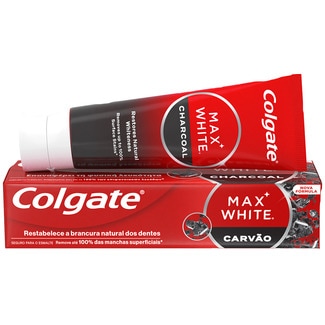 Colgate Pasta de Dentes Max White Carvão embalagem 75 ml