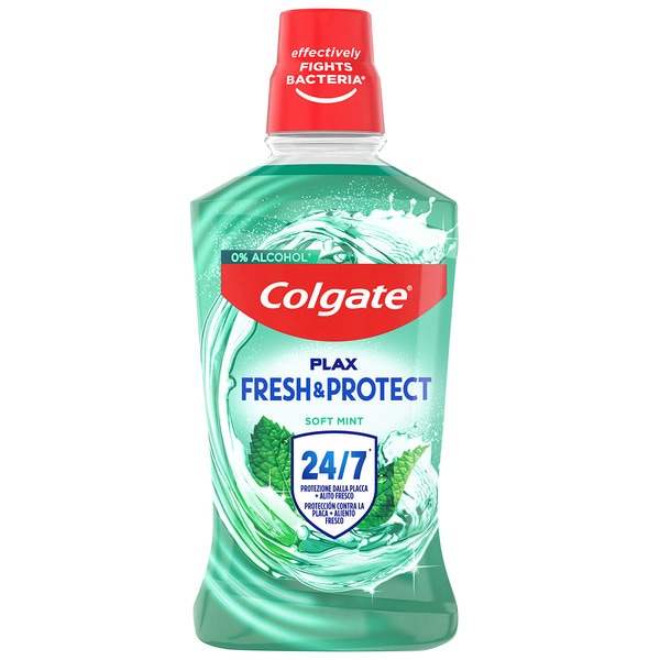 Elixir de Menta Suave Plax embalagem 500 ml