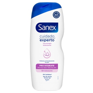 Sanex Gel de Banho Dermo Pro Hidratante embalagem 600 ml