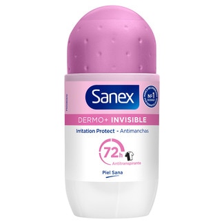 Sanex Dermo Invisible Desodorizante Anti-Manchas Roll-On embalagem 50 ml