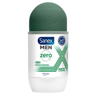 Sanex Men Zero% Desodorizante Pele Normal Roll-On embalagem 50 ml