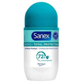 Sanex Desodorizante Roll-On Dermo Total Protection embalagem 50 ml