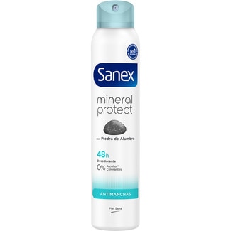 SANEX NATUR PROTECT Deo Mineral-Protect mit Alaunstein gegen Flecken unisex 48 h Spray 200 ml