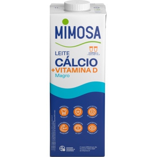 Mimosa Leite Cálcio + Vitamina D Magro embalagem 1 L