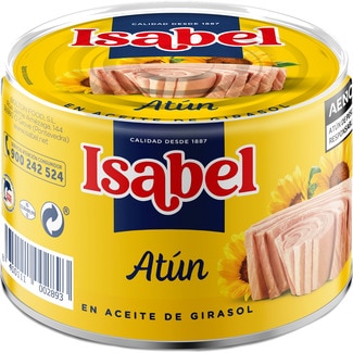 ISABEL atún en aceite girasol lata 260 g neto escurrido