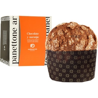 RAUL ASENCIO Chocolate and orange panettone case 1,2 kg